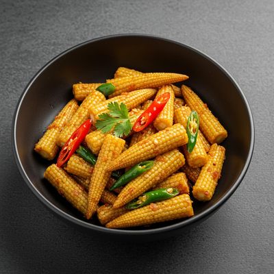 Baby Corn Chilly